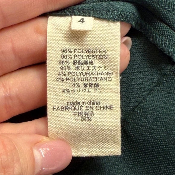 L’agence Draped Green Mini Dress Size 4 Cocktail Party Evening Wear Elegant - Picture 4 of 12